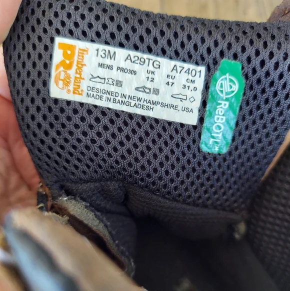 Timberland Pro Mens Boondock Composite Safety Toe Waterproof Work Boot - Picture 12 of 12